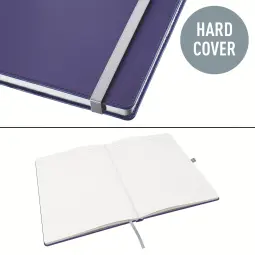 Leitz Style Notebook A5 ruled with hardcover 80 sheets. Titan Blue - Outer carton of 5