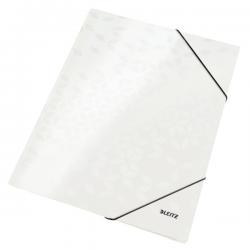 Leitz WOW 3 Flap Folder A4 250 Sheet Capacity Pearl White Pack of 10