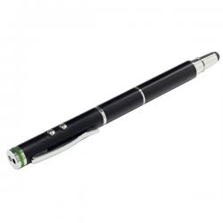 Leitz Complete 4-in-1 Stylus Pen Laser Pointer and LED Light Black