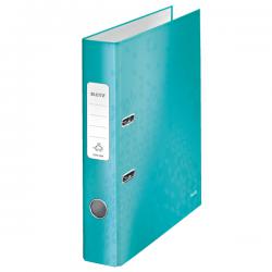 Leitz 180 degree WOW Lever Arch File A4 50mm Ice Blue Pack of 10