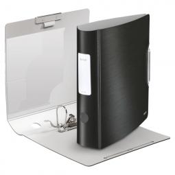 Leitz 180 degree Lever Arch File A4 Polypropylene 80mm Satin Black Pack of 5