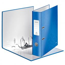 Leitz WOW  Spine Lever Arch File A4 80mm Metallic Blue Pack of 10