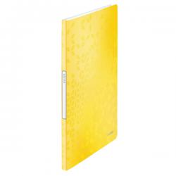 Leitz WOW Display Book Polypropylene 20 pockets A4 Yellow