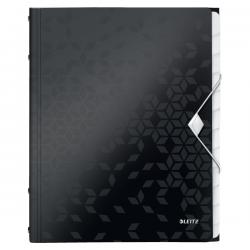 Leitz WOW Divider Book Polypropylene 12 tabbed dividers A4 Black