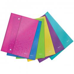 Leitz WOW A4 Document Wallet Assorted Colours Pack of 6