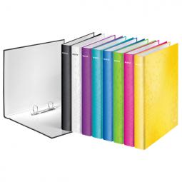 Leitz WOW Laminated Ring Binder A4 25 mm 2 D-Ring Purple Pack of 10