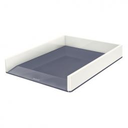 Leitz A4 WOW Letter Tray White/Grey