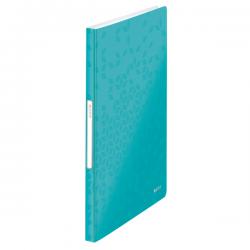 Leitz WOW Display Book Polypropylene 40 pockets A4 Ice Blue Pack of 10