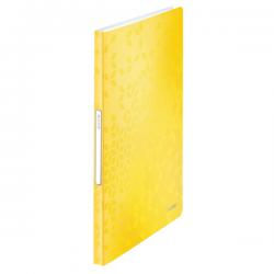 Leitz WOW Display Book Polypropylene 40 pockets A4 Yellow