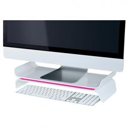 Leitz Ergo WOW Adjustable Monitor Stand Pink