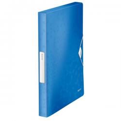 Leitz WOW Box File A4 Polypropylene Blue Metallic Pack of 5