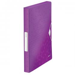 Leitz WOW Box File A4 Polypropylene Purple Pack of 5