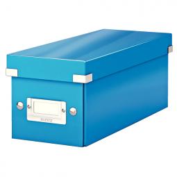 Leitz WOW Click & Store CD Storage Box With label holder Blue