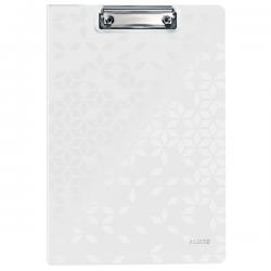 Leitz WOW Clipfolder with cover A4 White