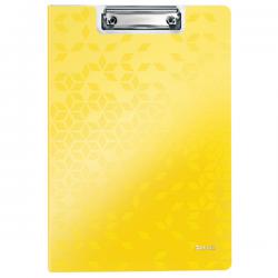 Leitz WOW Clipfolder with cover A4 Yellow