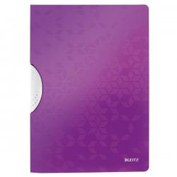 Leitz WOW Colorclip File A4 Polypropylene Purple Pack of 10