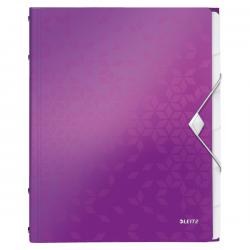 Leitz WOW Divider Book A4 Polypropylene 6 Tabs Purple