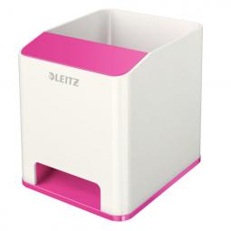 Leitz WOW Duo Colour Sound Pen Holder Pink