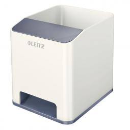 Leitz WOW Duo Colour Sound Pen Holder White