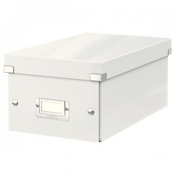 Leitz WOW Click & Store DVD Storage Box With label holder White