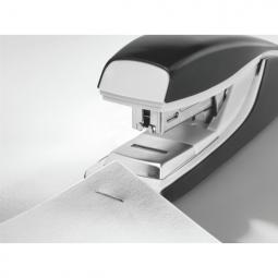 Leitz NeXXt Strong Metal Flat Clinch Stapler 40 sheets Black