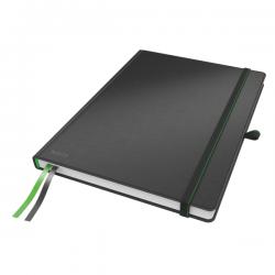 Leitz Complete Hard Cover Notebook A4 ruled black Pack of 6