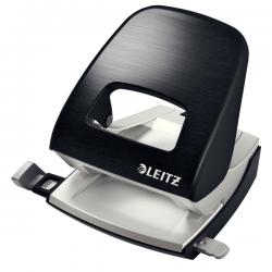 Leitz NeXXt Style Metal Office Hole Punch Satin Black