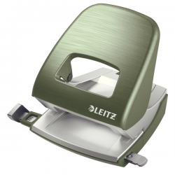 Leitz NeXXt Style Metal Office Hole Punch Celadon Green