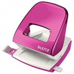 Leitz NeXXt WOW Hole Punch Pink Metallic 30 Sheets