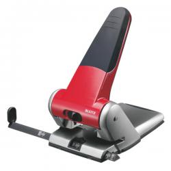 Leitz Heavy Duty Hole Punch 65 sheets Red