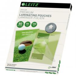 Leitz iLAM UDT Hot Laminating Pouches A4 80 Micron With UDT Pack of 100