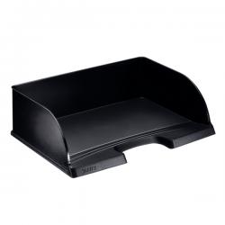 Leitz Plus Jumbo Landscape Letter Tray A4 Black Pack of 4