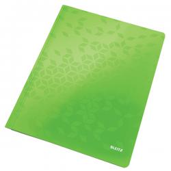 Leitz WOW A4 Card Flat File Green Pack of 10