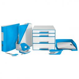 Leitz WOW Letter Tray A4 Metallic Blue Pack of 5