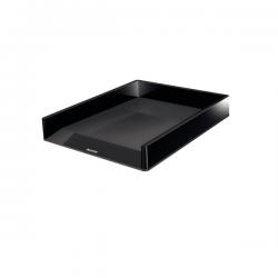 Leitz Letter Tray Dual Colour Extra slim design A4 Black Pack of 4