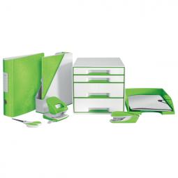 Leitz WOW Letter Tray Plus A4 Green Pack of 5