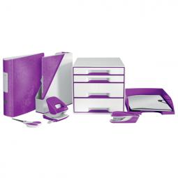 Leitz WOW Letter Tray Plus A4 Purple Pack of 5