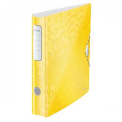 Leitz 180 degree Active WOW Lever Arch File  A4 50mm Yellow Pack of 5