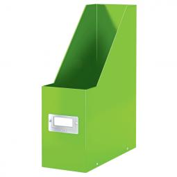 Leitz WOW Click & Store Magazine File With label holder and thumbhole Green