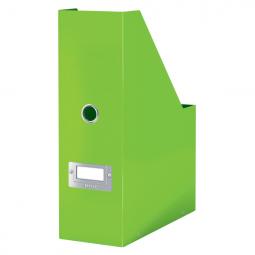 Leitz WOW Click & Store Magazine File With label holder and thumbhole Green