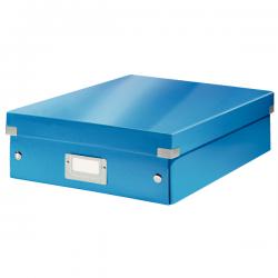 Leitz WOW Click & Store Medium Organiser Box Blue