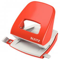 Leitz NeXXt Series Metal Office Hole Punch Light Red