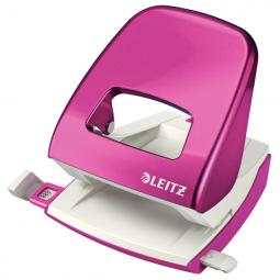 Leitz NeXXt WOW Metal Office Hole Punch Metallic Pink