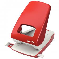 Leitz NeXXt Strong Metal Office Punch 40 sheets Red