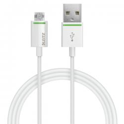 Leitz Complete Reversible Micro USB to USB Cable 1m White