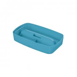 Leitz MyBox Cosy Organiser Tray with handle Small Storage Calm Blue