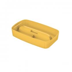 Leitz MyBox Cosy Organiser Tray with handle Small Storage Warm Yellow