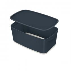 Leitz MyBox Cosy Storage Tray 5 litre Velvet Grey