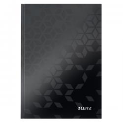 Leitz Notebook A5 ruled with hardcover 80 sheets Black Pack of 6