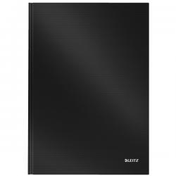 Leitz Solid Notebook A4 ruled with hardcover Casebound Black Pack of 6